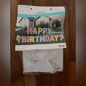 Happy Birthday Yard Sign